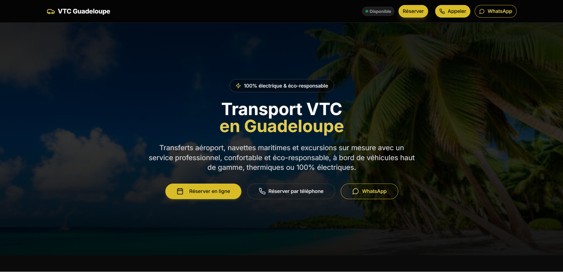 Private Driver Guadeloupe - Screenshot