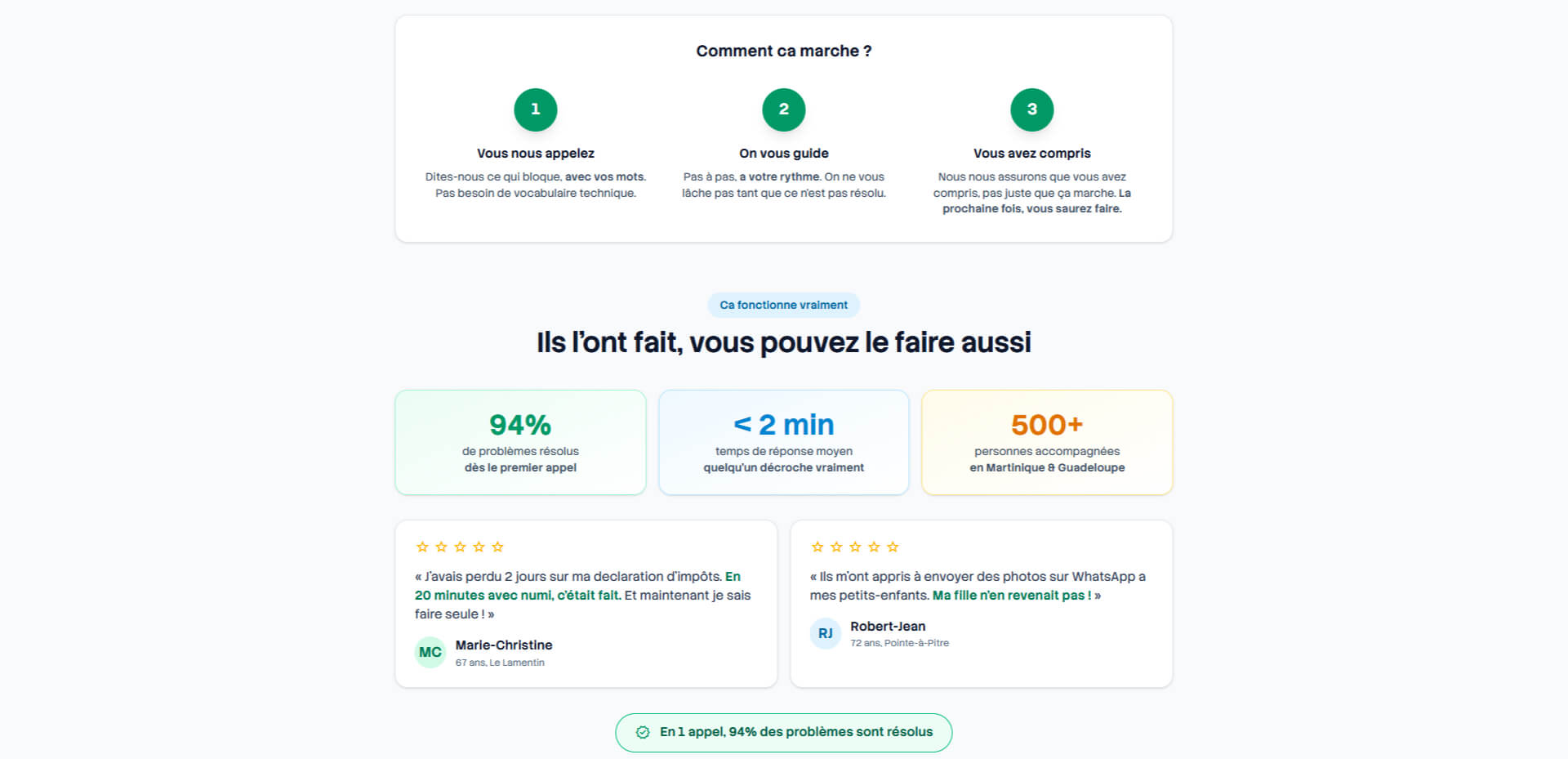 numi Support - Screenshot